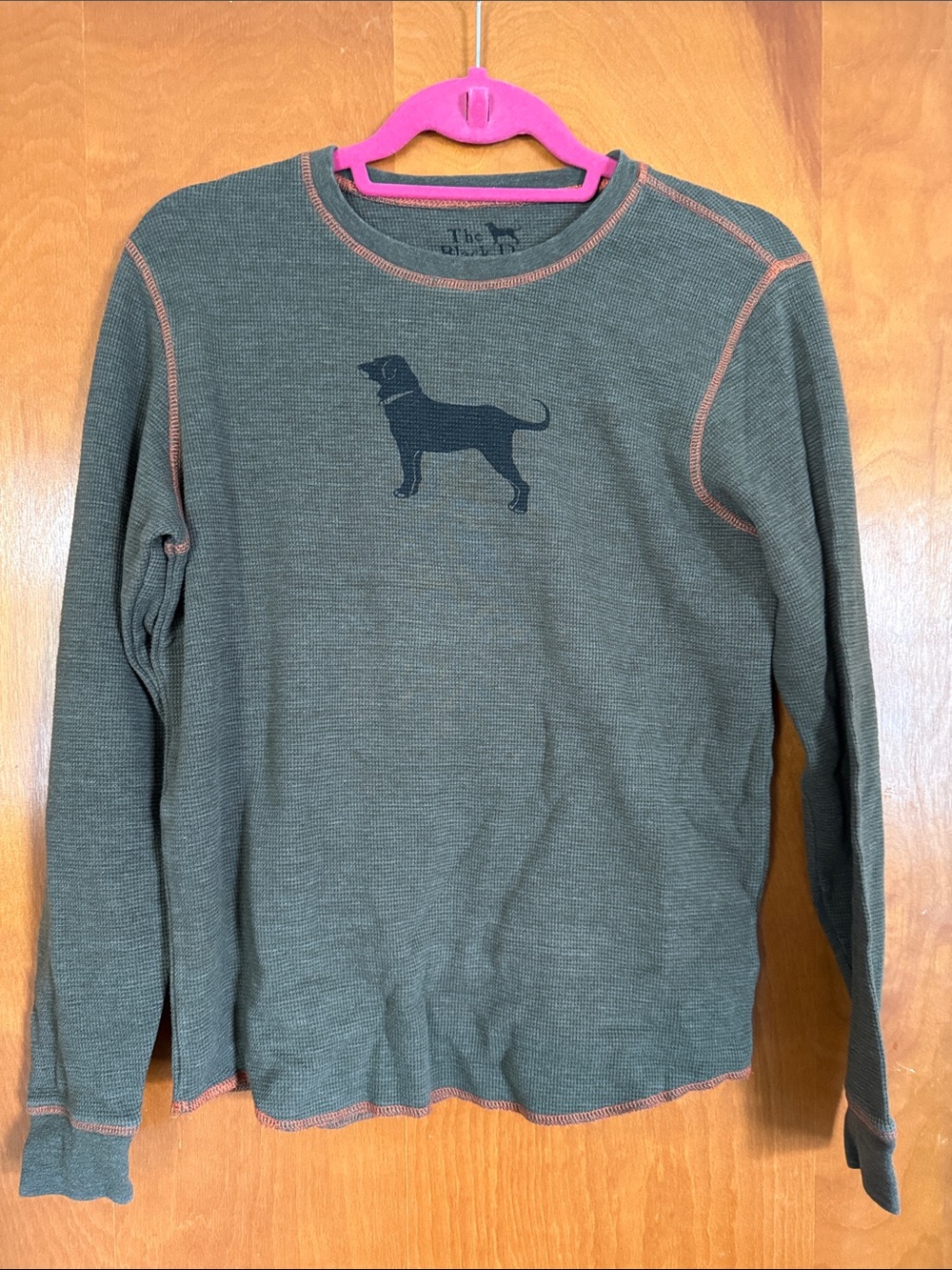Black Dog Waffle Long Sleeve